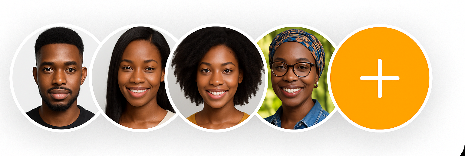Registered Tutors with profile pictures